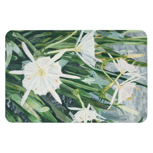 Cahaba Lilies Magnet Magneet (Horizontaal)