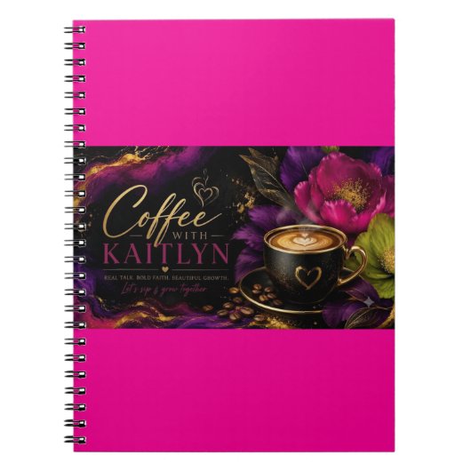 Cahier Coffee With Kaitlyn Notitieboek (Voorkant)
