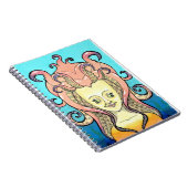 cahier femme poulpe notitieboek (Rechterzijde)