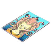 cahier femme poulpe notitieboek (Linkerzijde)