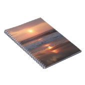 Cahier Roze zon op het strand Notitieboek (Rechterzijde)
