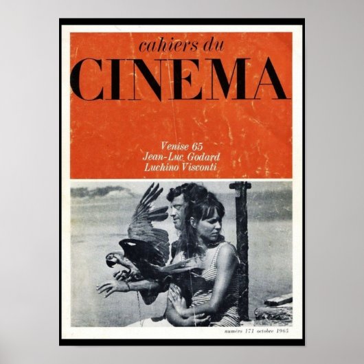 Cahiers Du Cinema 171 1965 Poster (Voorkant)