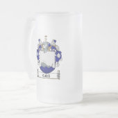 CAHILL FAMILY CREST - CAHILL COAT VAN WAPENS MATGLAS BIERPUL (Voorkant links)