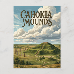 Cahokia Mounds Briefkaart