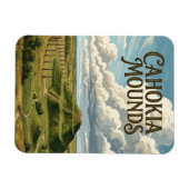 Cahokia Mounds Magneet (Horizontaal)