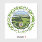 Cahokia Mounds SHS Sticker (Vel)