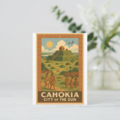 Cahokia – Oude stad van de heuvels Briefkaart (Staand voorkant)