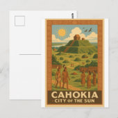 Cahokia – Oude stad van de heuvels Briefkaart (Voorkant / Achterkant)