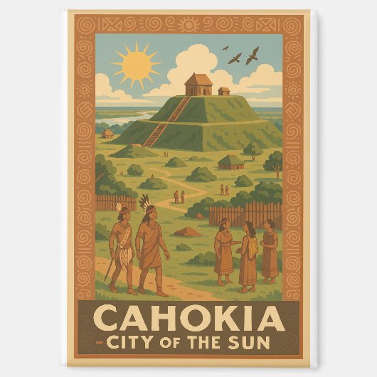 Cahokia – Oude stad van de heuvels Magneet (Voorkant)