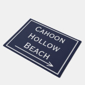 Cahoon Hollow Beach Wellfleet MA Doormat Deurmat (Schuin)