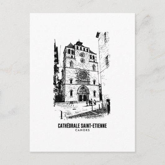 Cahors  Cathedrale SaintEtienne  Affiche Art Sacre Briefkaart (Voorkant)