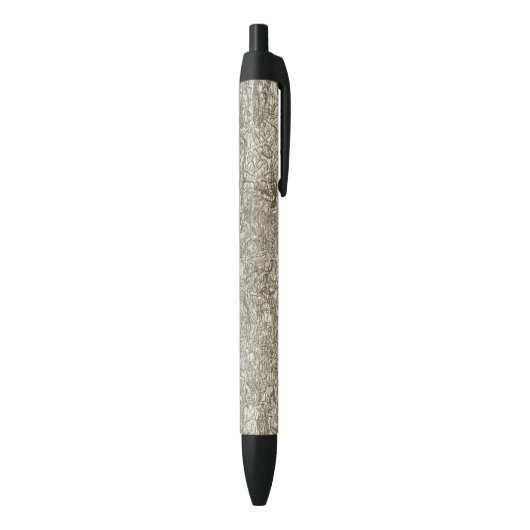 Cahors Zwarte Inkt Pen (Achterkant (Verticaal))