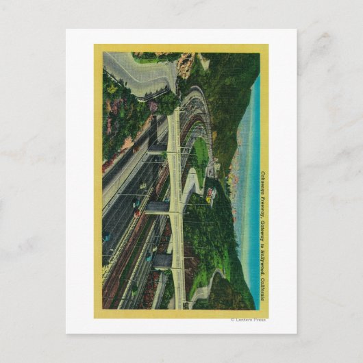 Cahuenga Freeway, Gateway to Hollywood Briefkaart (Voorkant)