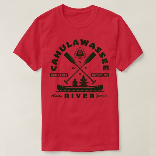 Cahulawassee rivier 1 t-shirt (Design voorkant)