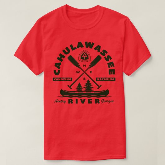 Cahulawassee rivier 1 t-shirt (Design voorkant)