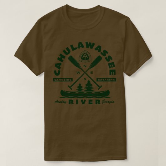 Cahulawassee rivier 1 t-shirt (Design voorkant)