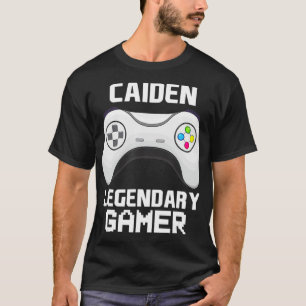 Caiden Legendary Gamer Persoonlijk Video Gaming N T-shirt