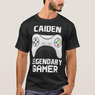 Caiden Legendary Gamer Persoonlijk Video Gaming N T-shirt