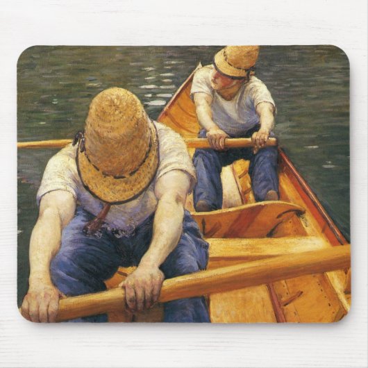 Caillebotte: Boaters die op de Yerres rijden Muismat (Voorkant)