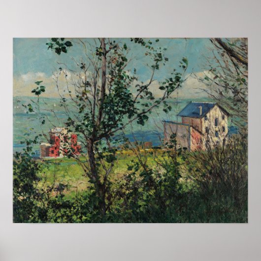 Caillebotte - Cottage In Trouville Poster (Voorkant)