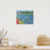 Caillebotte - De Seine bij Argenteuil. Boten Poster (Keuken)
