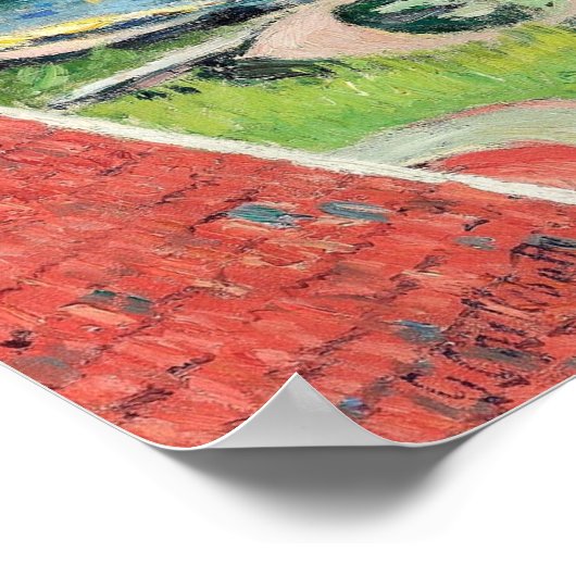 Caillebotte - de Seine in Argenteuil. Boats Poster (Hoek)