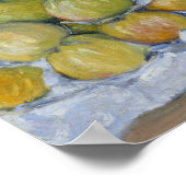 Caillebotte - Fruit tentoongesteld op een standaar Poster (Hoek)
