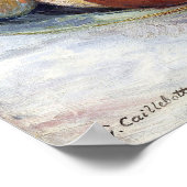 Caillebotte - Het Perzenschotel Poster (Hoek)