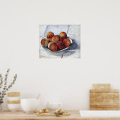 Caillebotte - Het Perzenschotel Poster (Keuken)