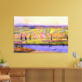 Caillebotte La Plaine de Gennevilliers Canvas Afdruk (Insitu (Woonkamer))