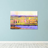 Caillebotte La Plaine de Gennevilliers Canvas Afdruk (Insitu (Houten vloer))