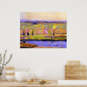 Caillebotte La Plaine de Gennevilliers Poster (Keuken)