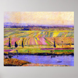 Caillebotte La Plaine de Gennevilliers Poster
