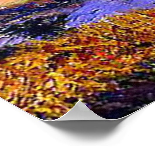 Caillebotte La Plaine de Gennevilliers Poster (Hoek)