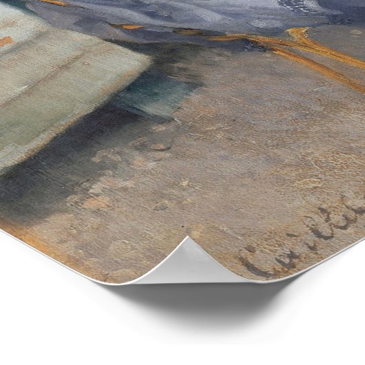 Caillebotte - Land Poster (Hoek)