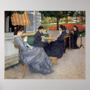Caillebotte - Landschap Poster