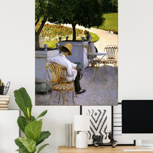 Caillebotte - Les Orangers Poster (Thuiskantoor)
