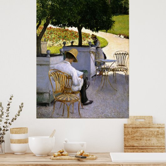 Caillebotte - Les Orangers Poster (Keuken)