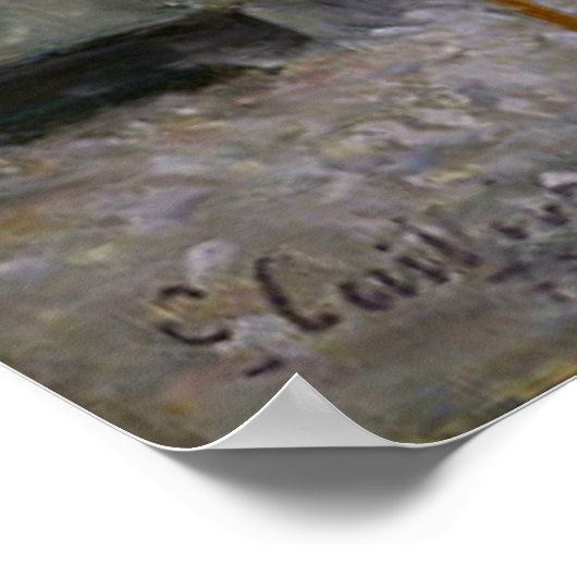 Caillebotte - Les Orangers Poster (Hoek)