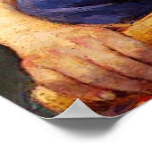 Caillebotte - Oarsmen, populair schilderij, Poster (Hoek)