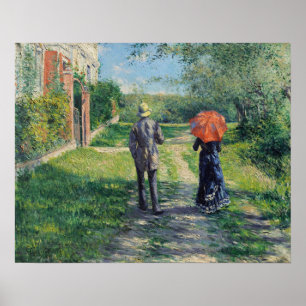 Caillebotte - Pad 1881 Poster