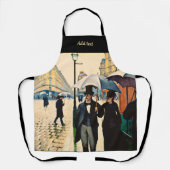 Caillebotte - Paris on a Rainy Day Schort (Voorkant)