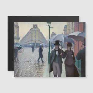 Caillebotte - Paris Street Rainy Day Magnetic Kaar
