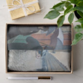 Caillebotte Paris Street Rainy Day Painting Tissuepapier (Geschenk)