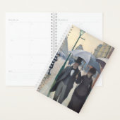 Caillebotte Rue de Paris, temps de pluie Planner (Display)