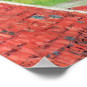 Caillebotte - Seine at Argenteuil, Boats at anchor Poster (Hoek)