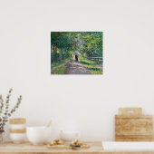 Caillebotte - Steeg vanuit de Villa Van Bloemen Poster (Keuken)