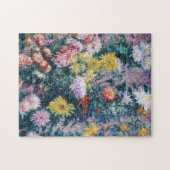 Caillebotte - Witte en Gele Chrysanten Legpuzzel (Horizontaal)