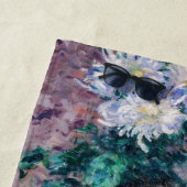 Caillebotte - Witte en Gele Chrysanten Strandlaken (In situ)
