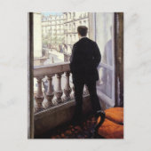 Caillebotte - Young Man at his Window Briefkaart (Voorkant)